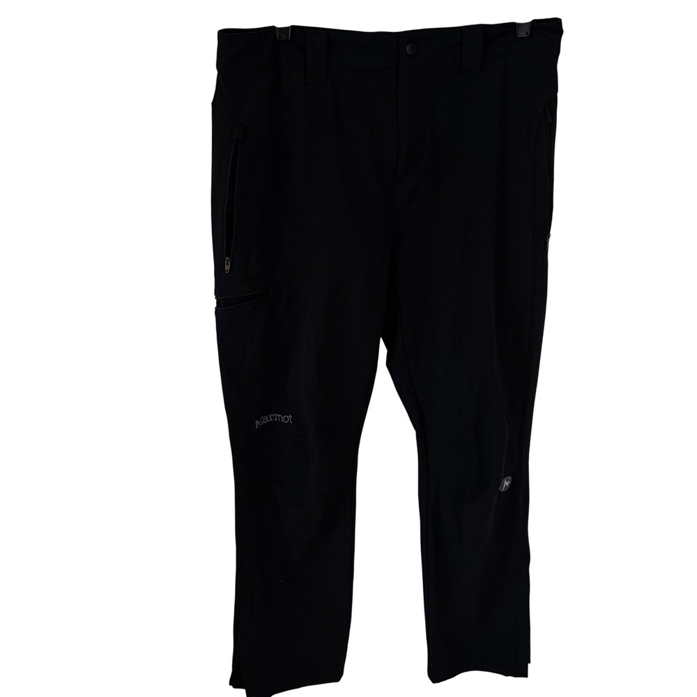 Marmot Hiking Pants Womens 33 Waist Black Technical Outdoor Cargo Trail Utility